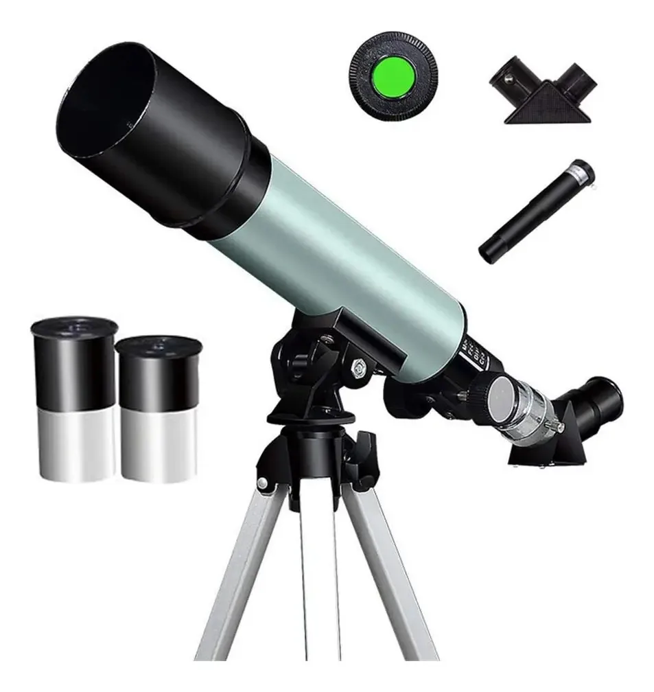 Telescópio para crianças Telescópios para adultos Telescópio astronômico, telescópio astronômico externo para observação de estrelas, localizador de estrelas de alta definição e alta ampliação, com Tr
