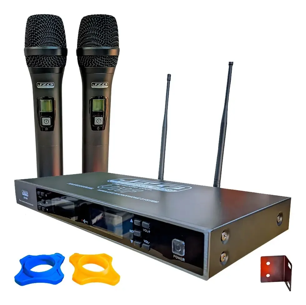 Microfones MICROFONE JZG-1000A Cardioide dinâmico cor preta