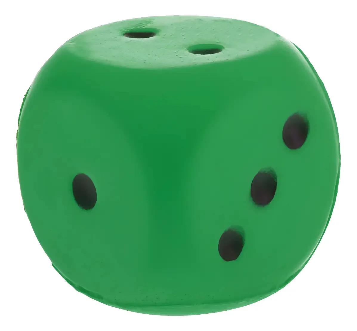 Dados de espuma de 6 lados, 6 cm, cor verde