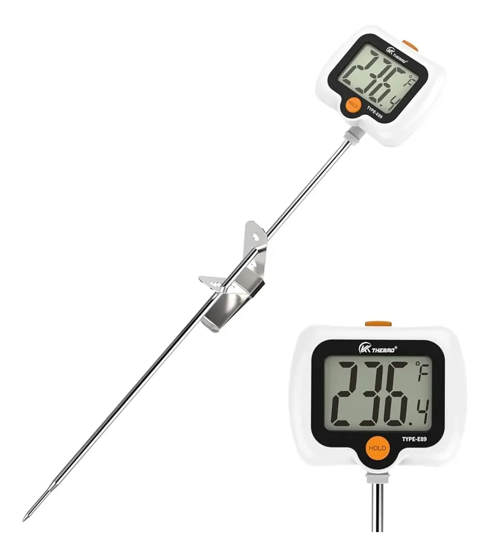 Termômetro digital para doces Kt Thermo, termômetro LCD