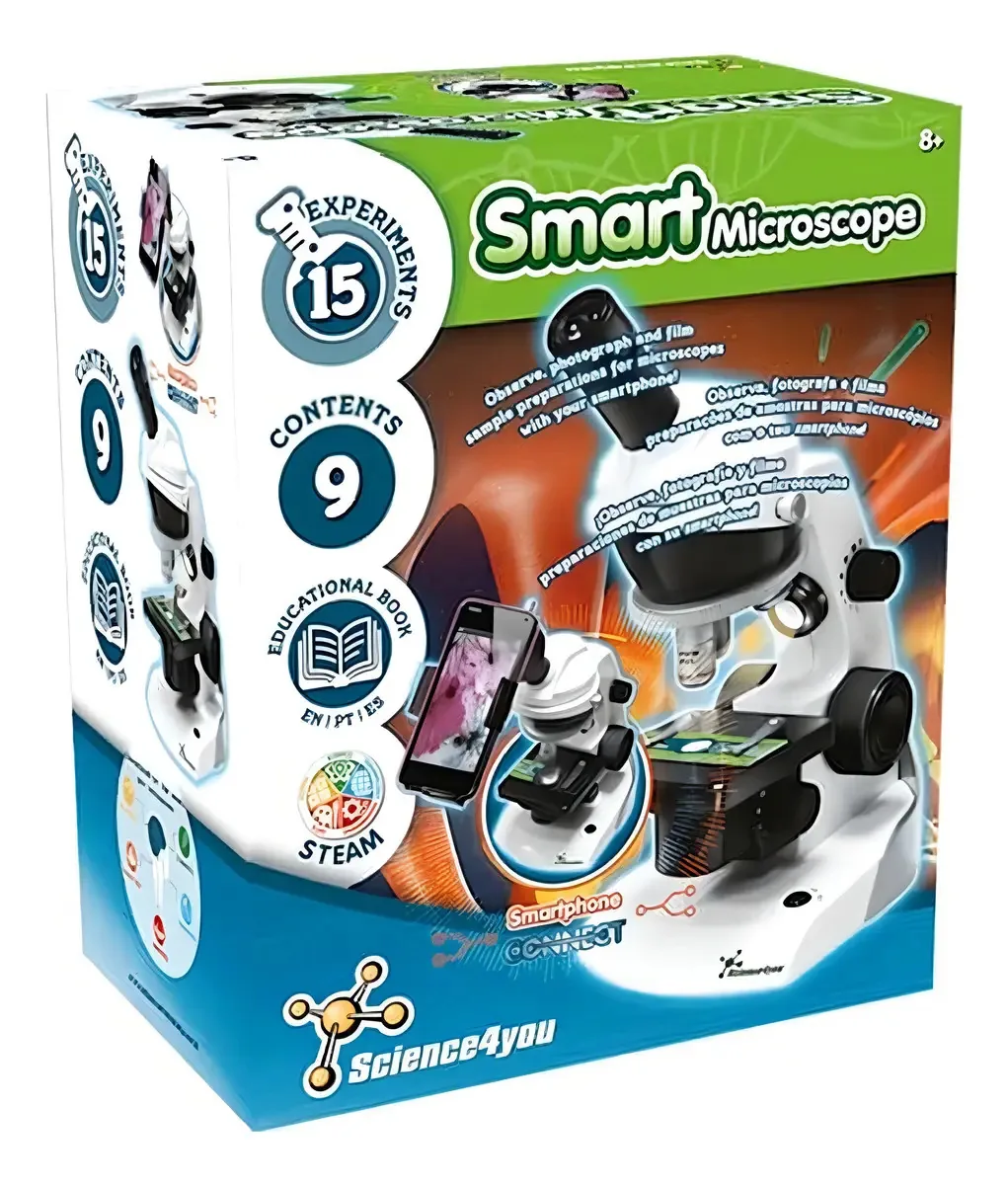 Microscópio inteligente Science4you para crianças - Cie Toy