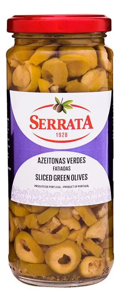 Azeitonas Verdes Fatiadas Serrata 320g