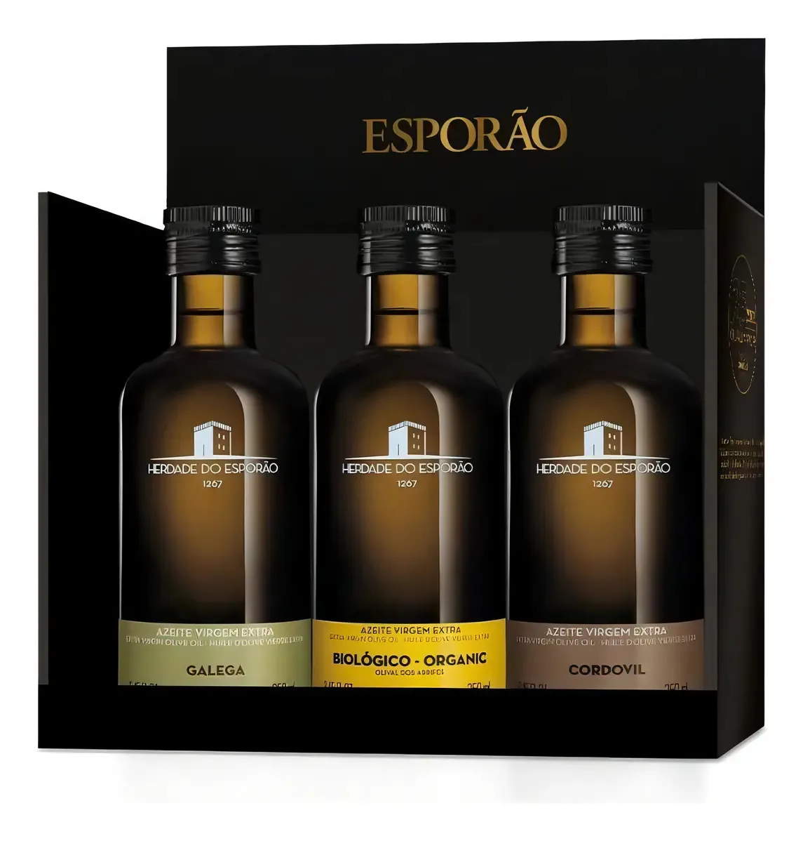 3 Azeite Galega Orgânico E Cordovil Herdade Do Esporão 250ml