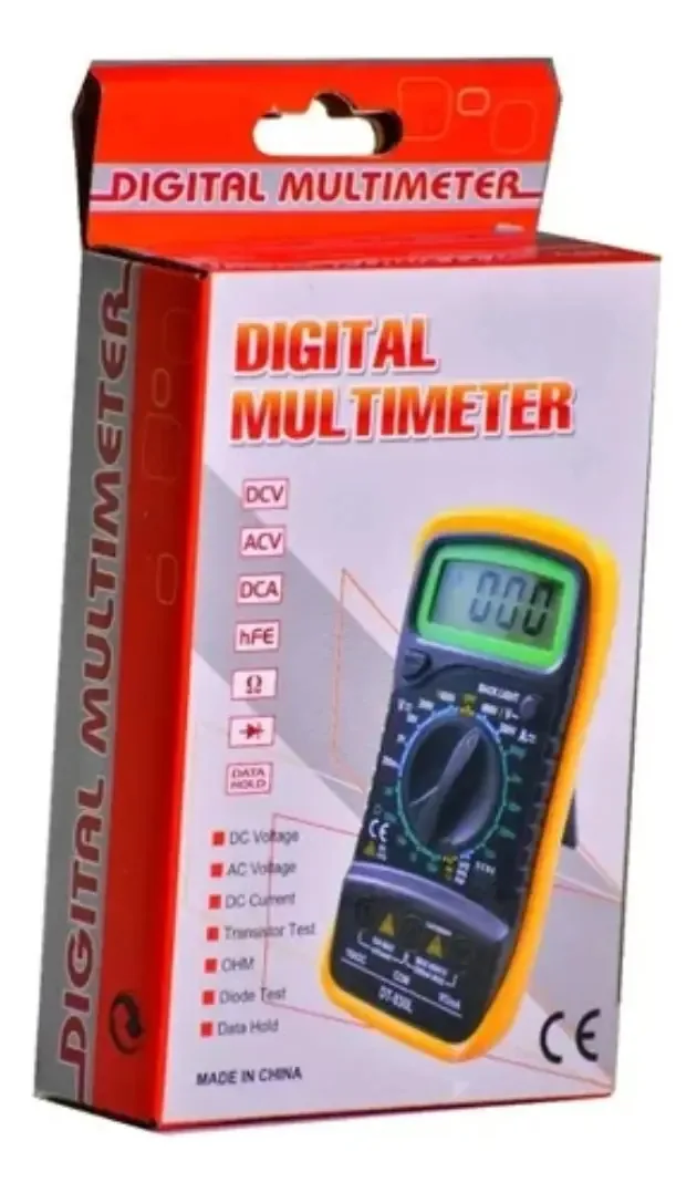 Amperímetro multitestador digital Voltímetro Multímetro