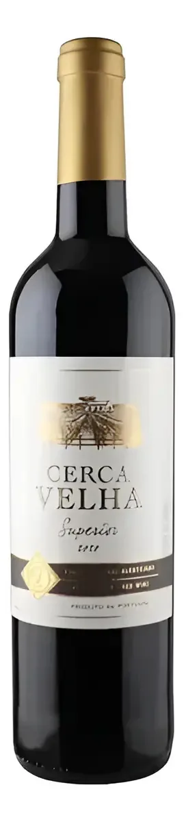 Vinho Português Tinto Seco Superior Cerca Velha Alicante Bouschet Aragonez Syrah Alentejano Garrafa