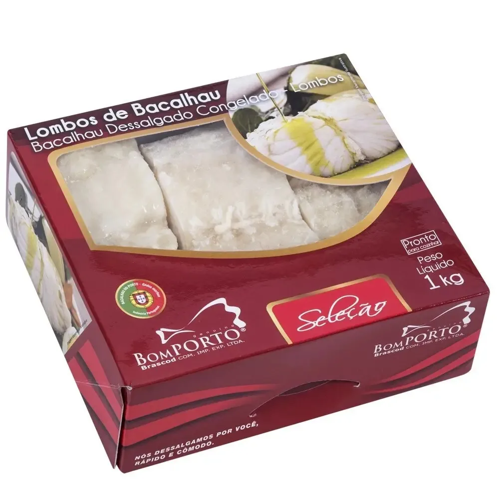 Lombo de Bacalhau Seleção Bom Porto 1kg