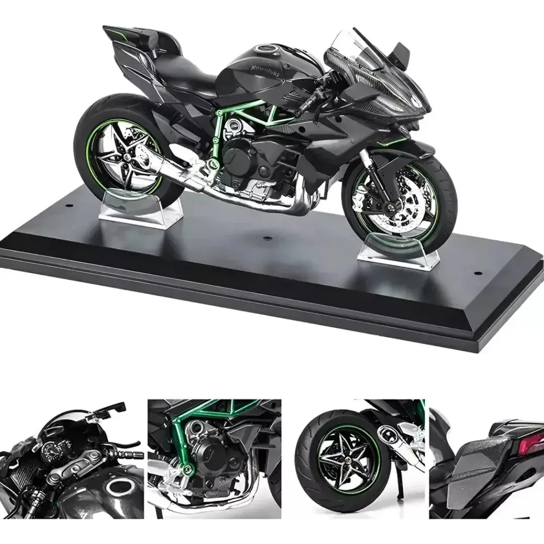 Motocicletas em miniatura CAIPW em escala de carro/van. Cor do carro na escala 1:12 de 2024: preto