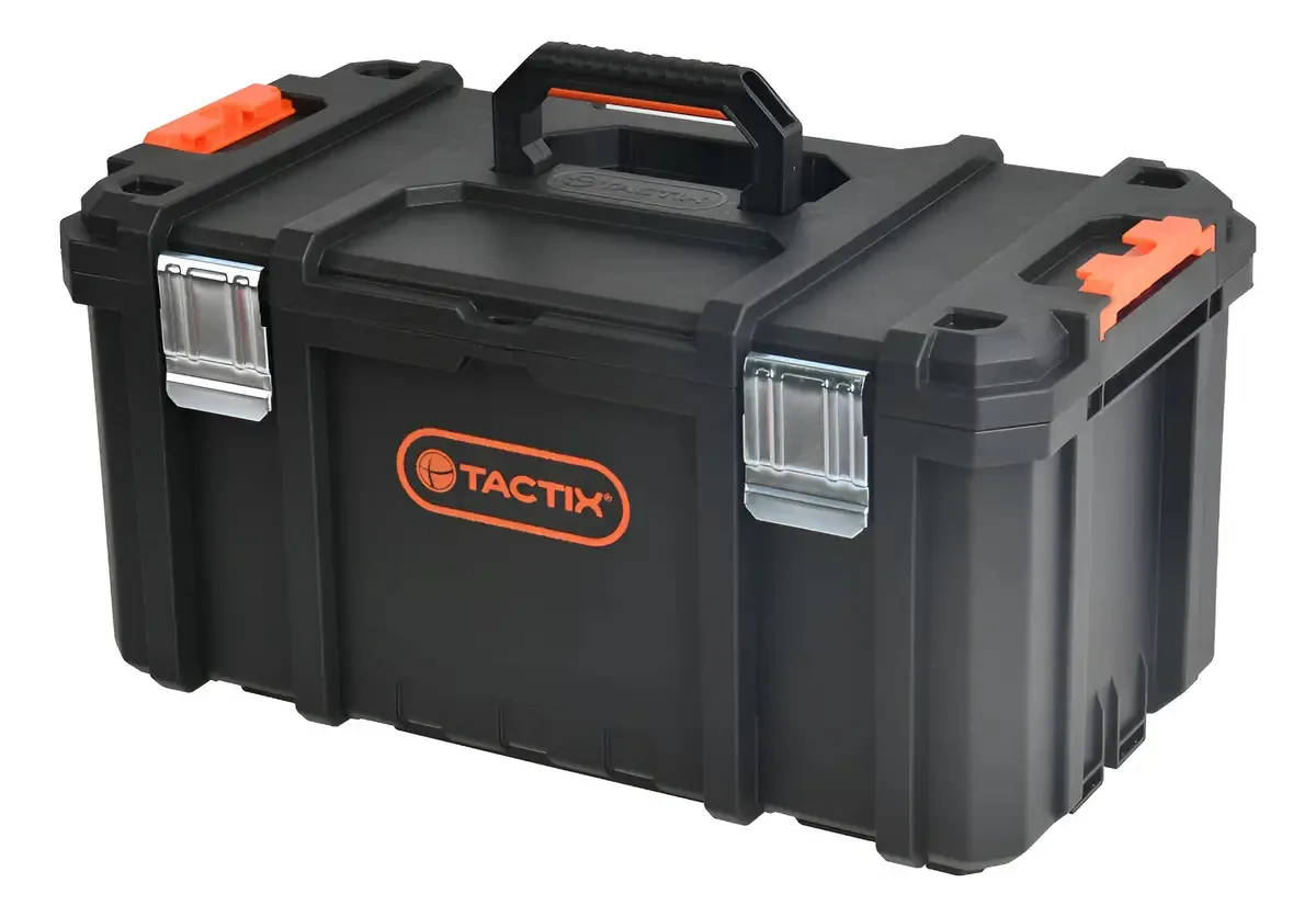 Caixa de ferramentas modular Tactix Medium, cor preta