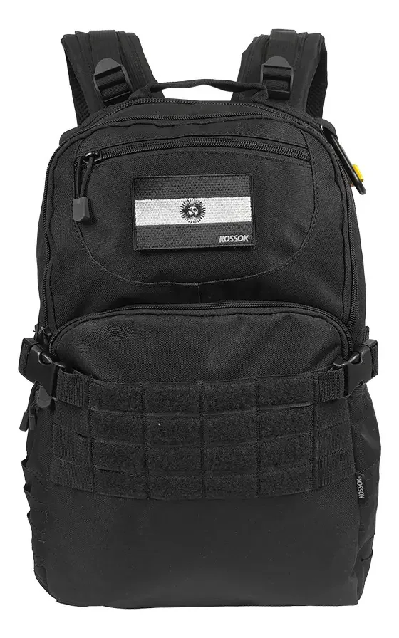 Mochila para notebook Kossok Tactica Rondon Porta, cor preta