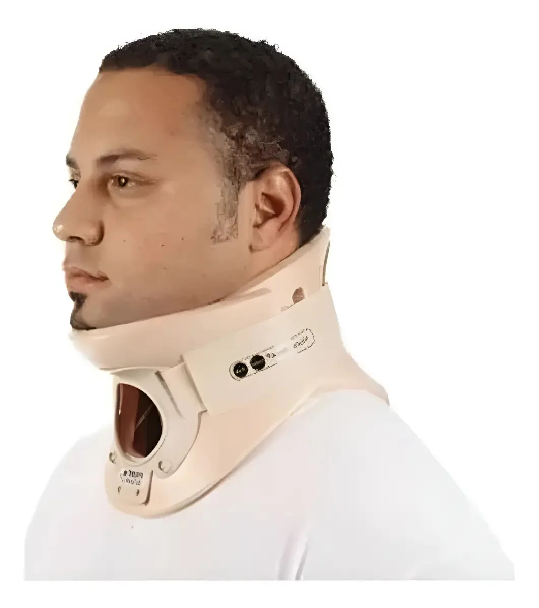 Colar cervical rígido ortopédico Ossur Philadelphia de tamanho médio