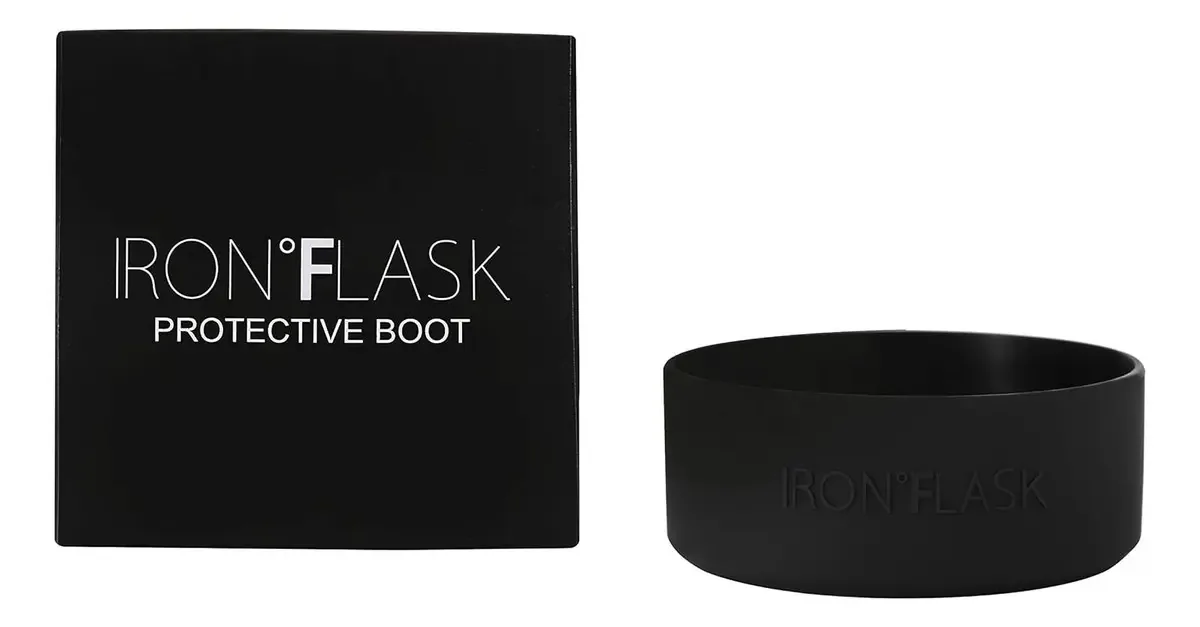 Bota de Silicone Iron °flask para Garrafas de Água Esportivas