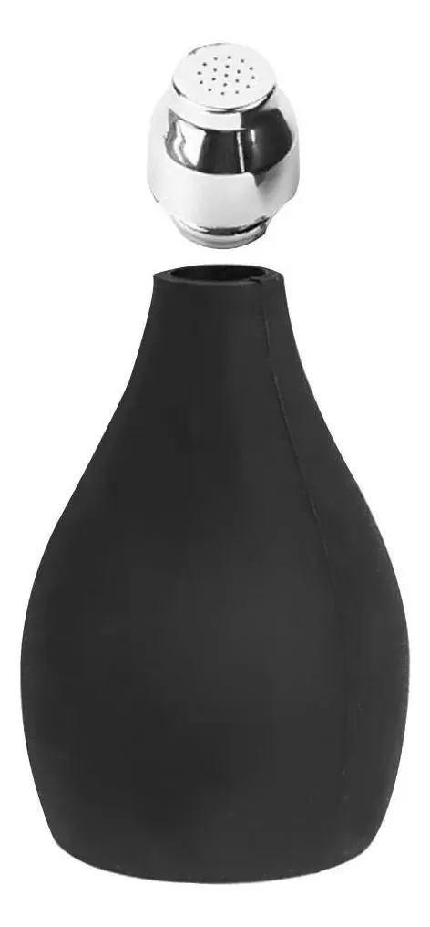 Talqueiro Barbearia Bombinha De Silicone Pó Talco Borrifador