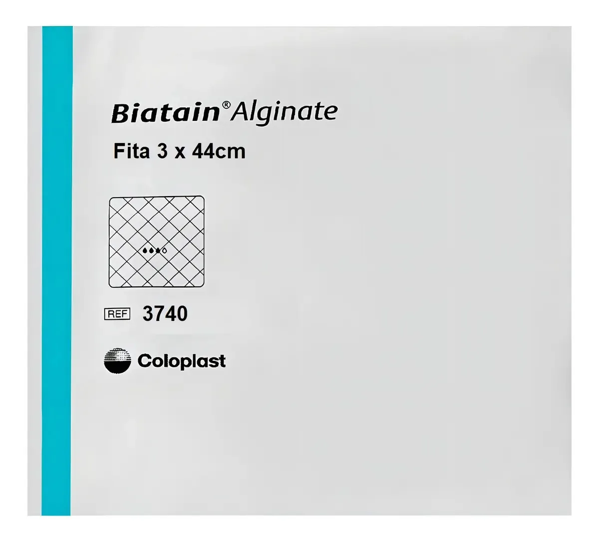 Biatain Alginato Coloplast 3x44cm NÃO TEM
