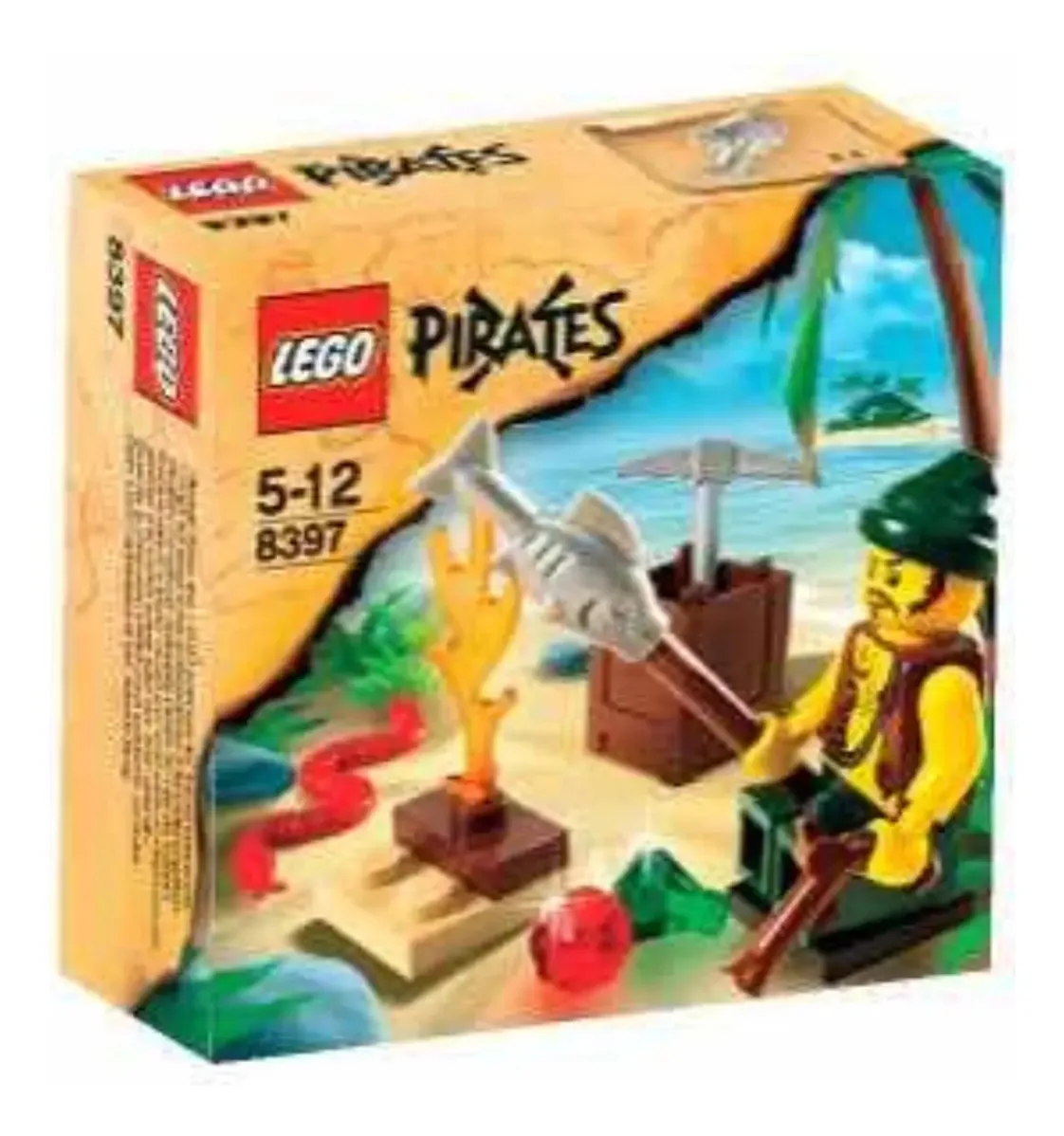 Blocos De Montar Legopirates 13 Peças