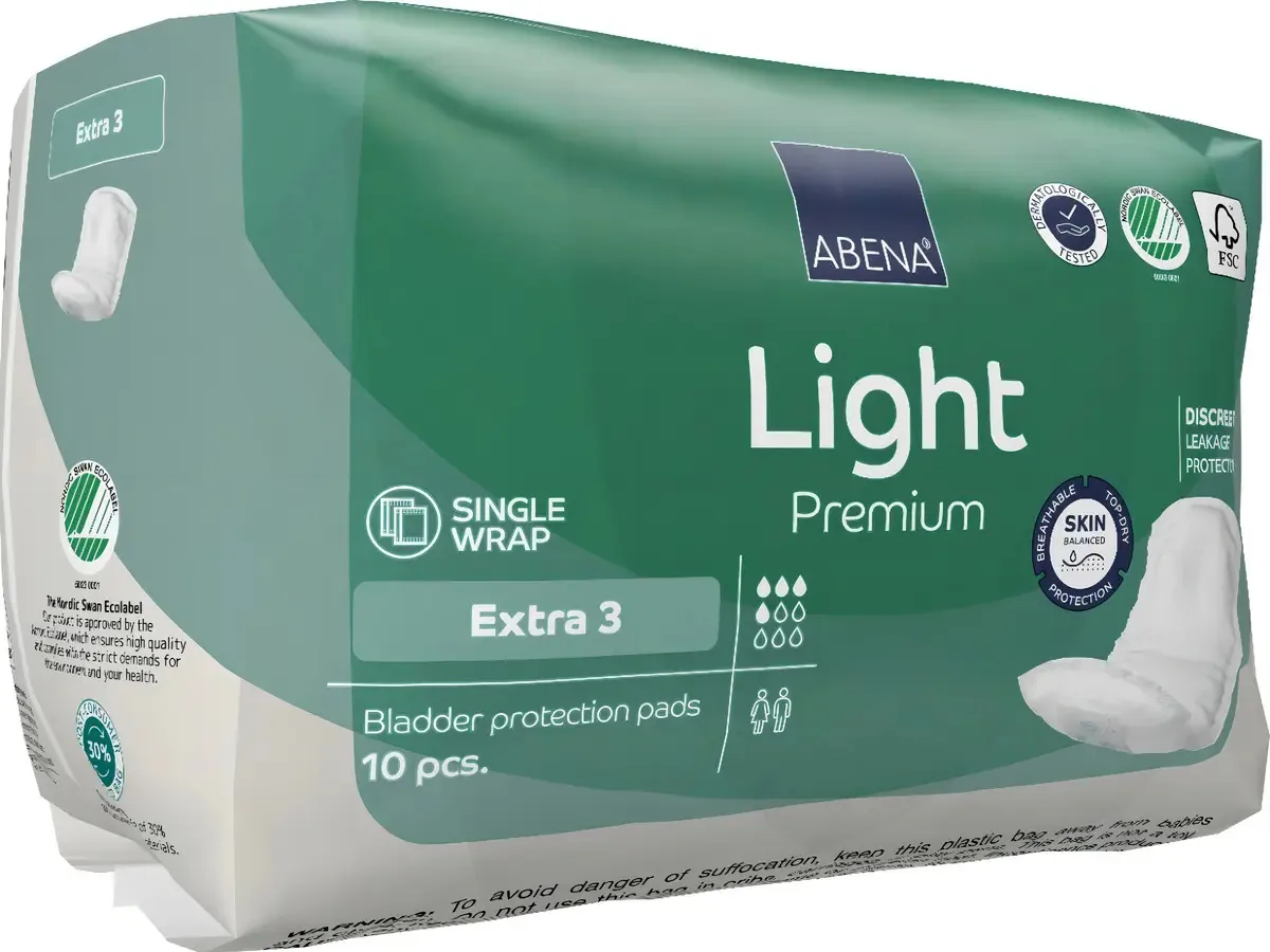 Absorvente Feminino Abena Incontinência Com 10 Unidades