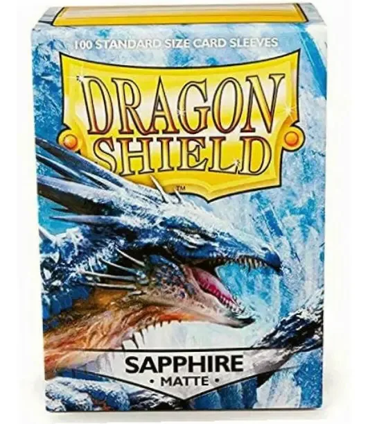 Mangas Arcane Tinman: Dragon Shield Matte Sapphire (100), tamanho único