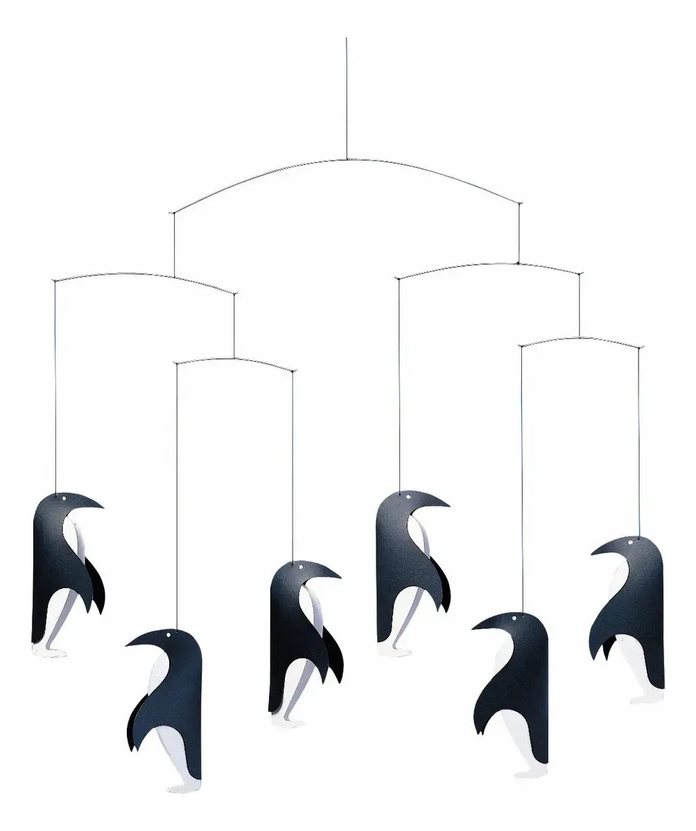 Móvel de berçário suspenso Flensted Mobiles Penguin In Tails - 1