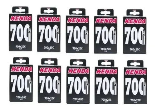 10 Câmara De Ar Kenda 700x20c Valvula Presta 33mm Speed