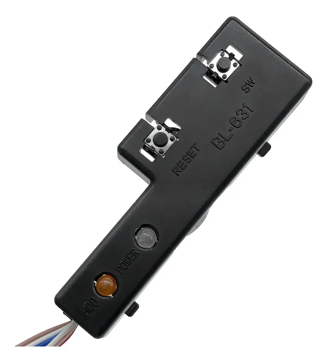 Painel Frontal Universal Kalex BL-631 Botão Power Reset LED 50cm