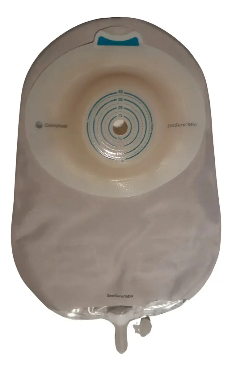 Bolsa de urostomia convexa X10 unidades em cor nude