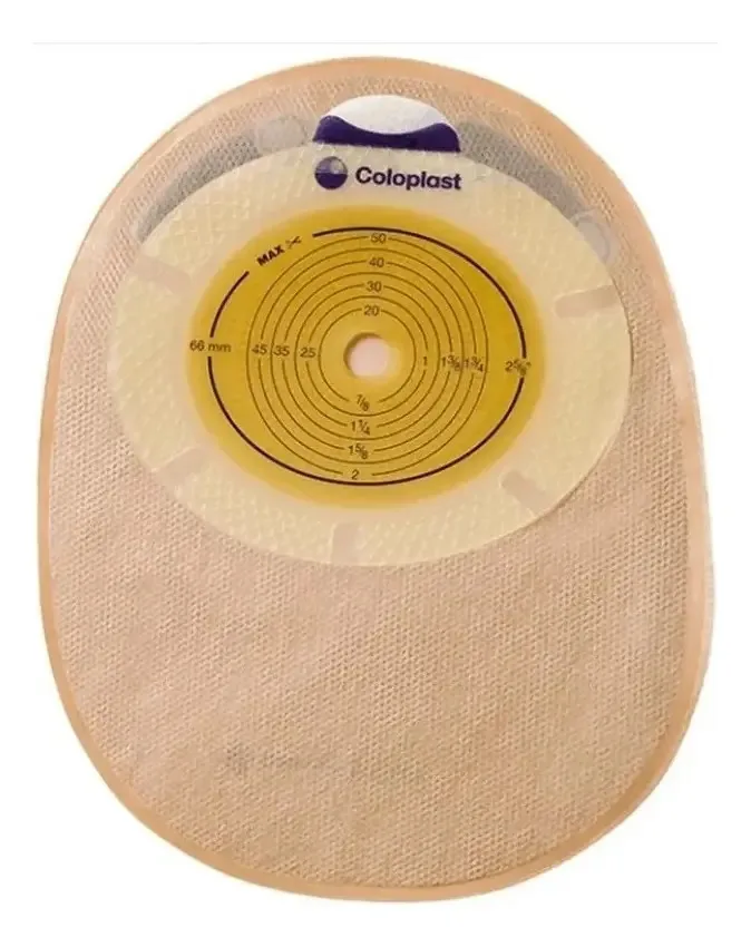 Bolsa de Colostomia Fechada Coloplast 15470 Recortável 76mm X30