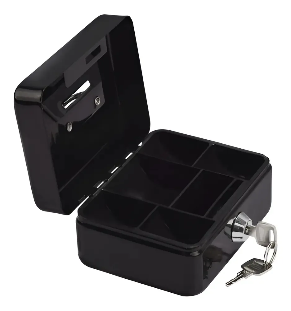 Cofre Nodeck Porta Valores Joias cor preto