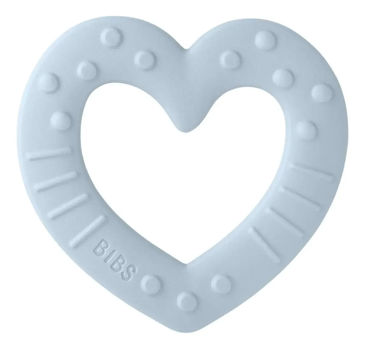 Bibs Color Baby Blue Heart Teewer
