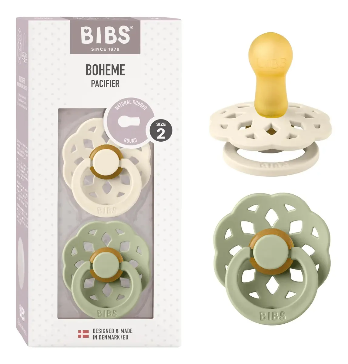 Chupetas para bebês Bibs, coleção Boheme, sem BPA, Fabrica. Cor: Preto