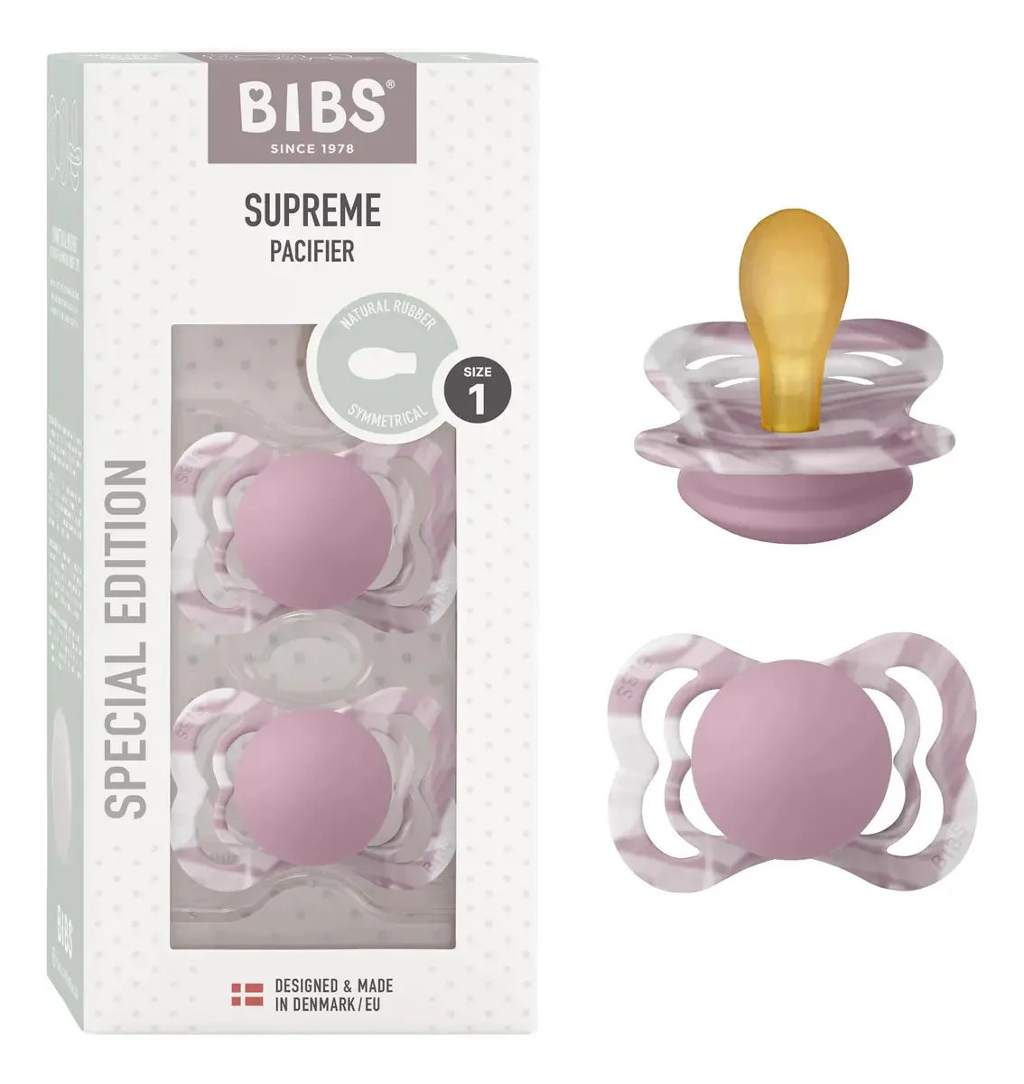 Bibs Tie Dye Supreme — chupetas para bebês, sem borracha natural. Cor Preto
