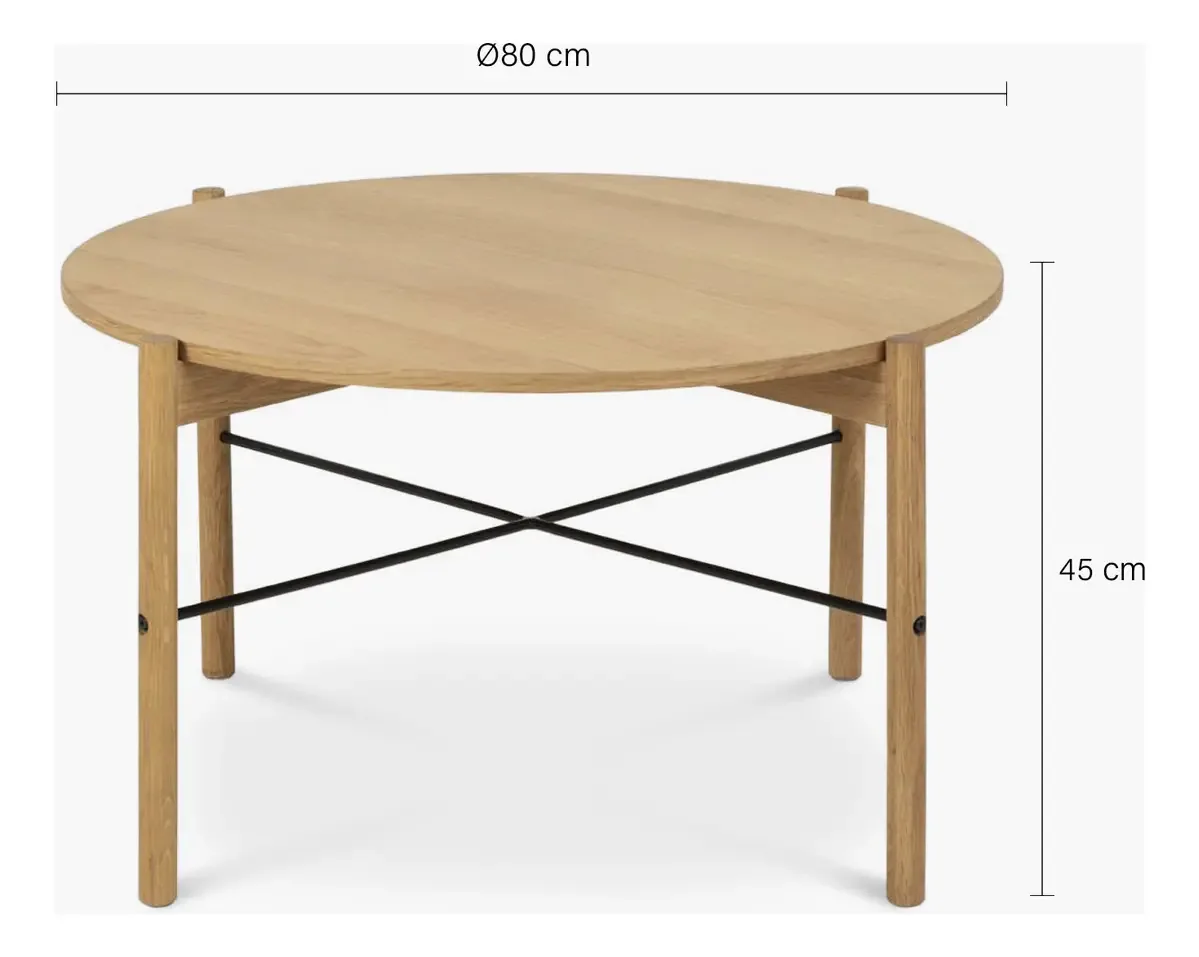 Mesa De Centro Lek Natural Form