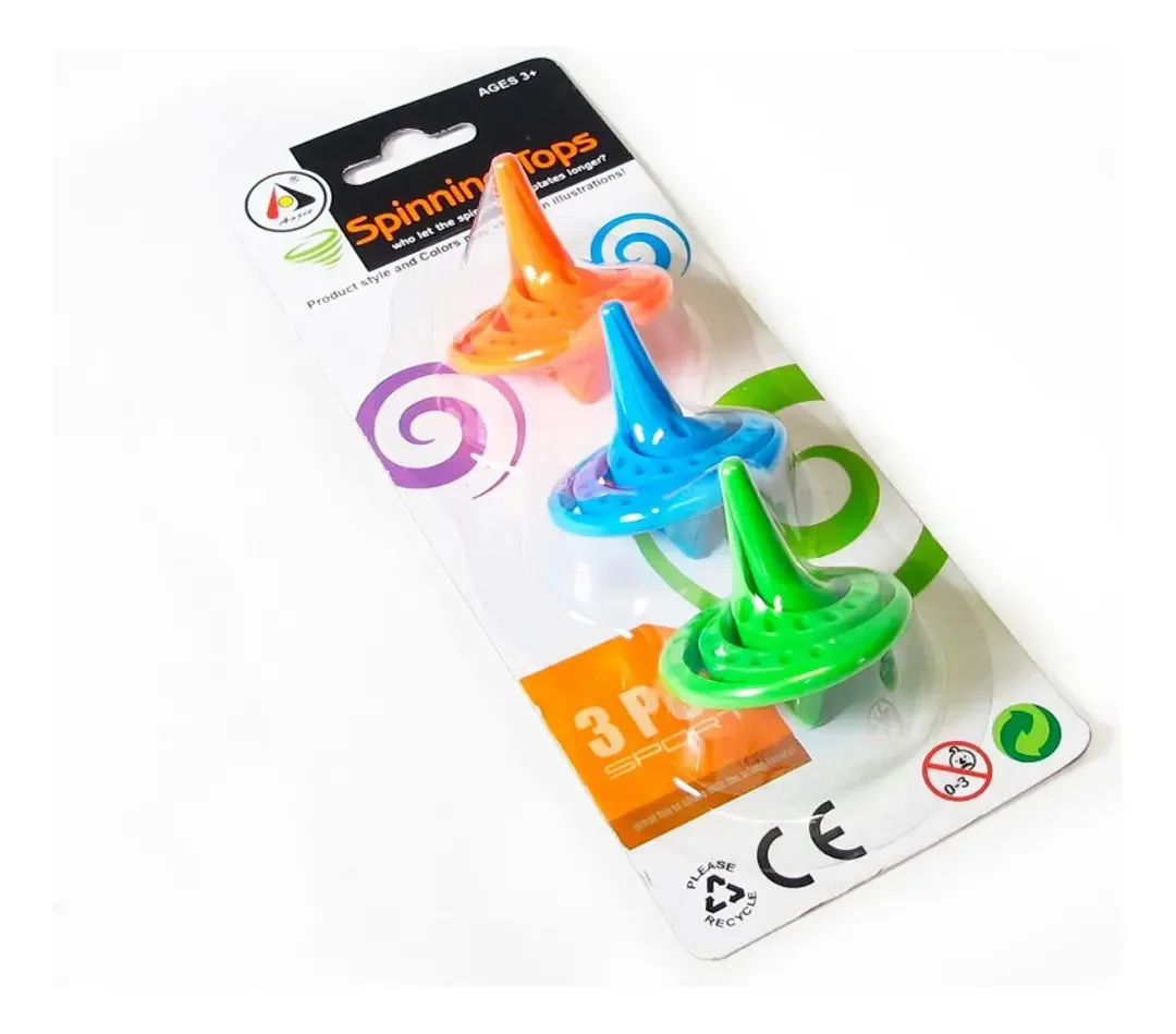 Conjunto Trompos X 3 em blister Ploppy 362875