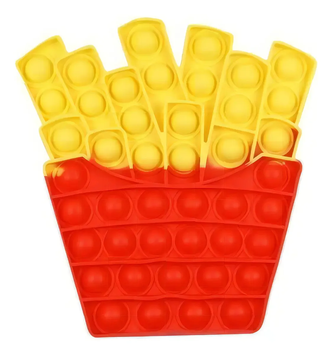Batatas fritas Pop It - Pumy Cor vermelha - amarela