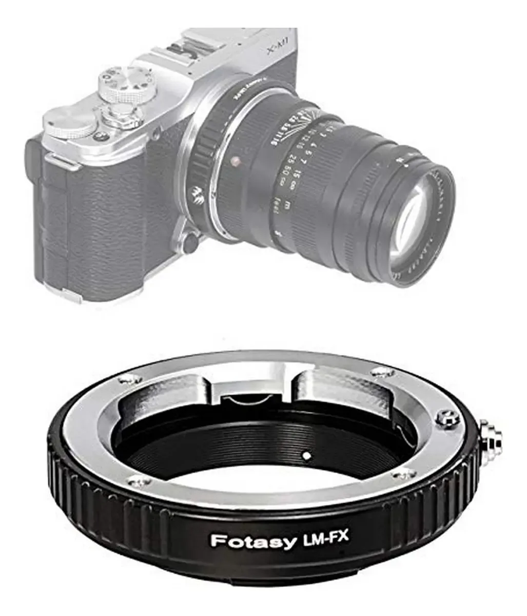 Adaptador de lente Leica M para Fuji X, compatível com Fujifilm