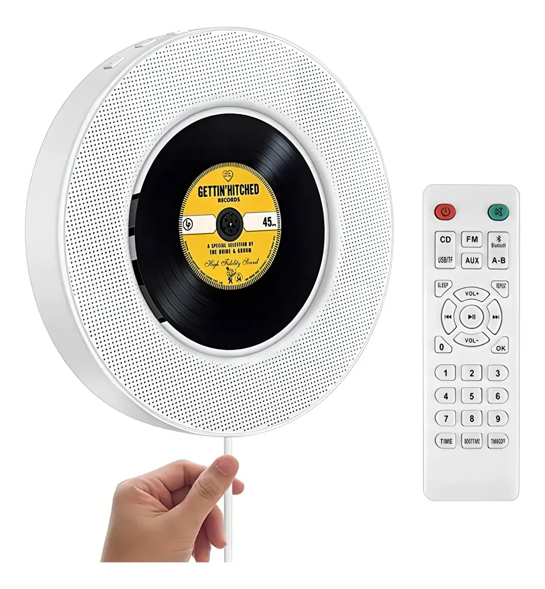 Leitor de CD/DVD Bluetooth Fm Hdmi 1080p