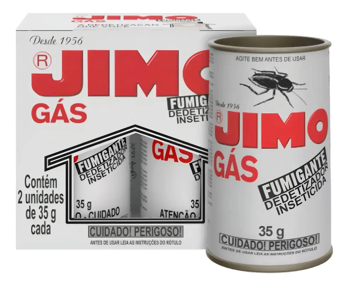 Jimo Gas Caixa C/2unidade Tubos 35gr
