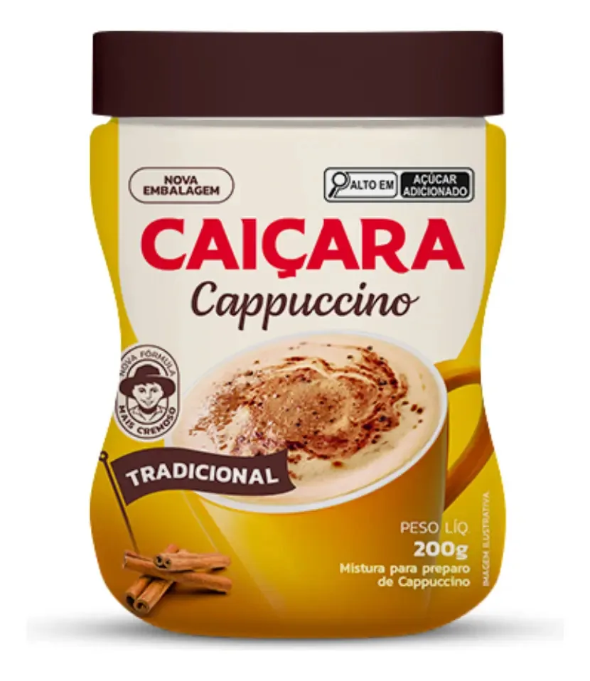 Cappuccino Tradicional Pote 200g Café Caiçara