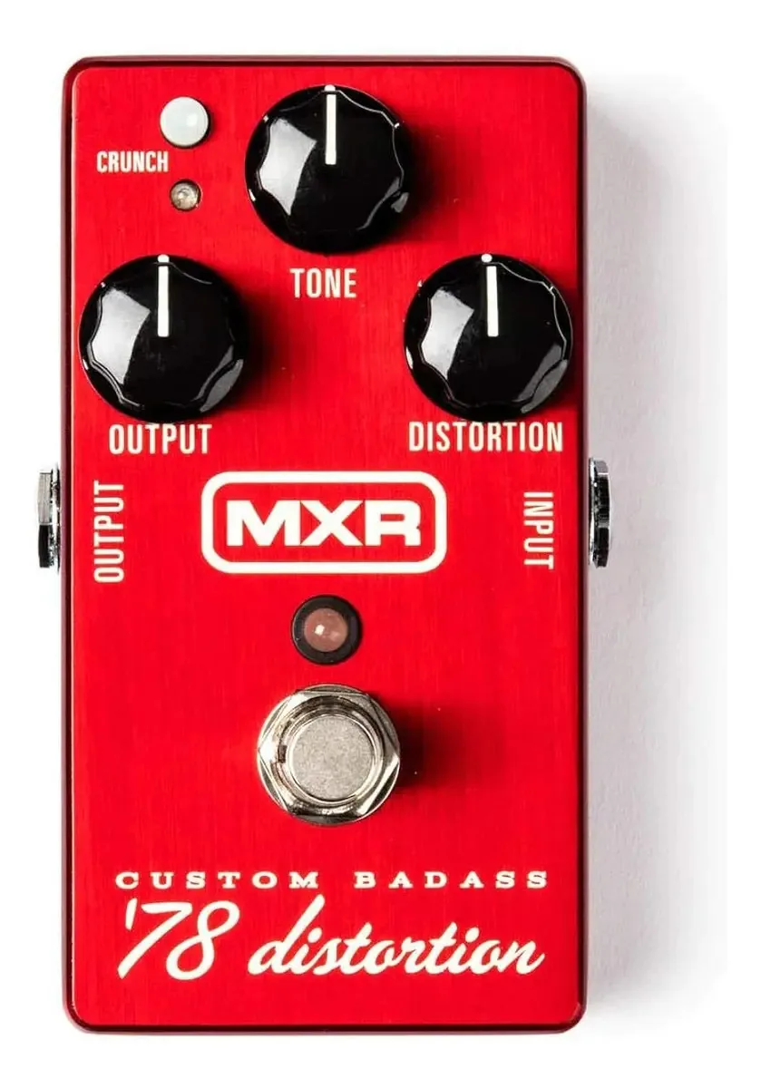Pedal de distorção para guitarra elétrica com Crunch