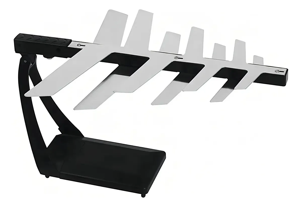 Antena de TV inteligente LED digital metálica interna e externa