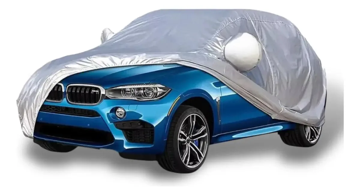 Capa protetora impermeável para carros e caminhões, cor cinza