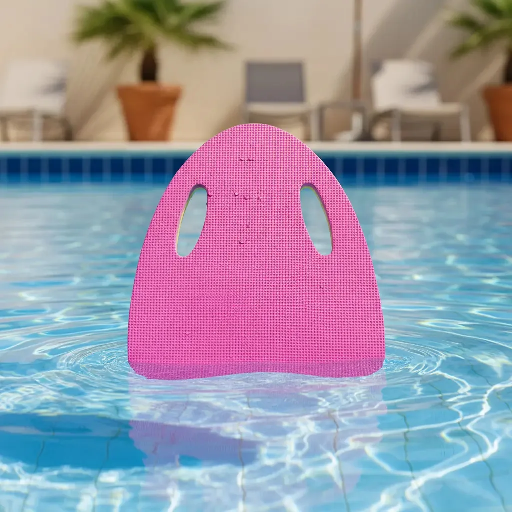Borracha EVA em forma de prancha de natação flutuante para meninos e meninas, cor rosa