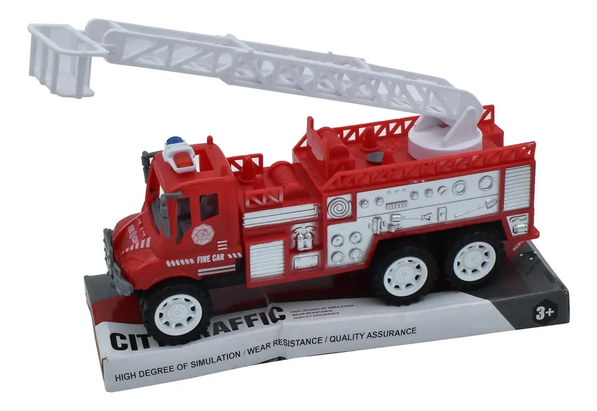 Caminhão de bombeiros Red Bubble Friction