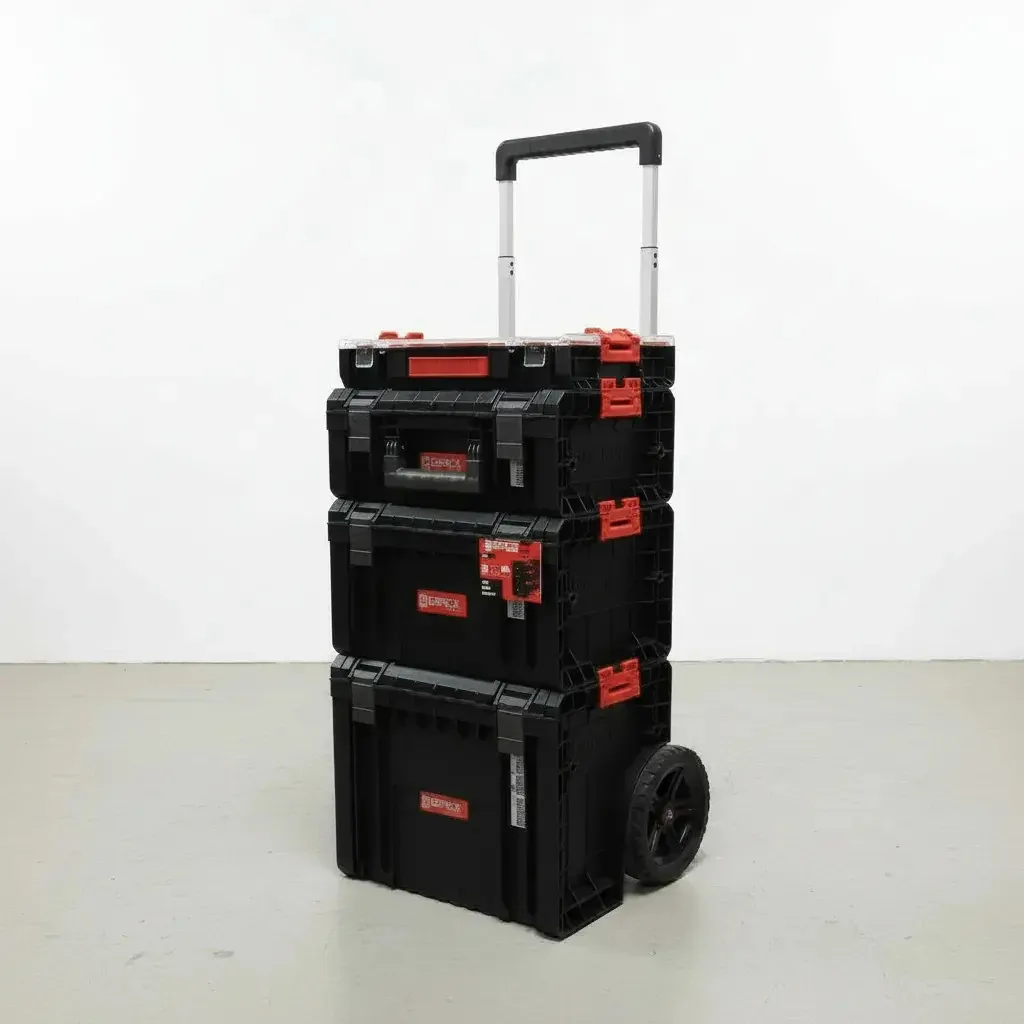 Carrinho de ferramentas modular de 4 peças Orga Qbrick Pro