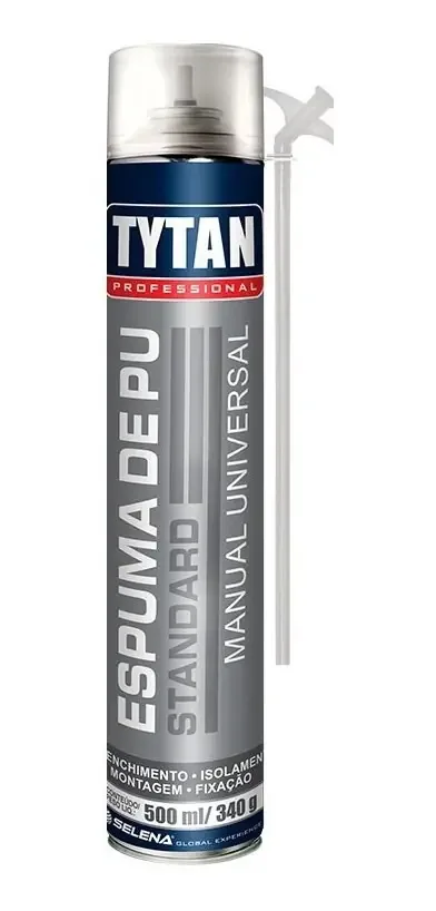 Espuma De Poliuretano Standard 500ml/340gr Tytan