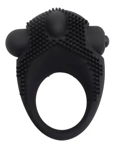Anel vibrador peniano Anel para pênis Anel para pênis 1 anel peniano cor preto