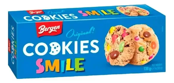 Cookies Bergen 150g Smile C/confeitos