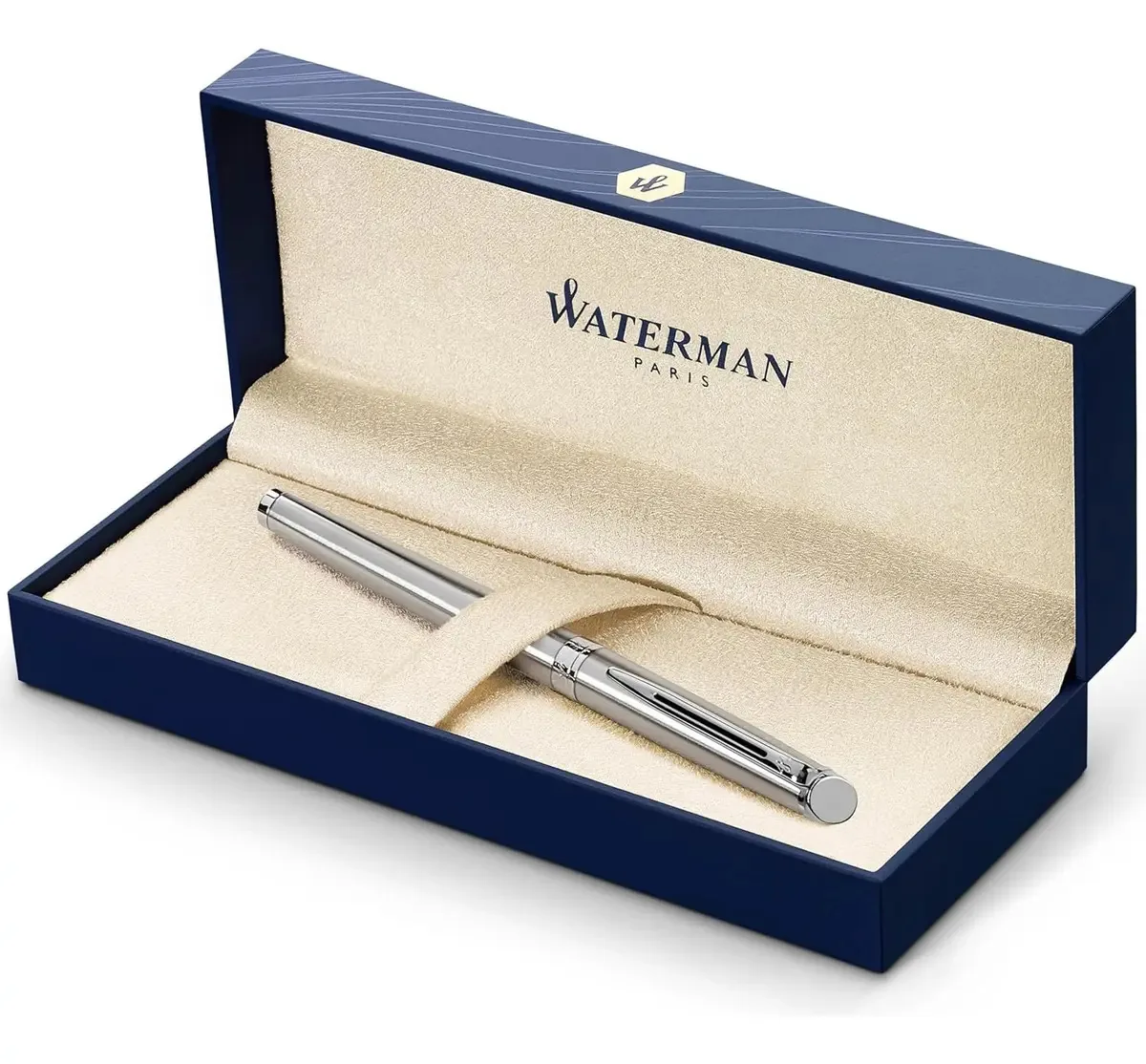 Waterman - Caneta-tinteiro Fine Point. Tinta azul