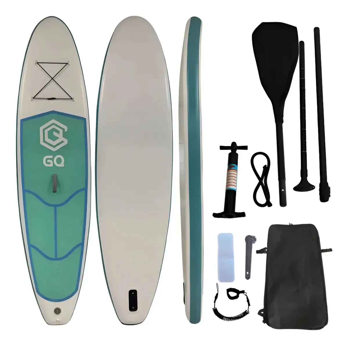 Prancha de remo Sup de 290 cm até 150 kg Modelo 3.8 Multicolor