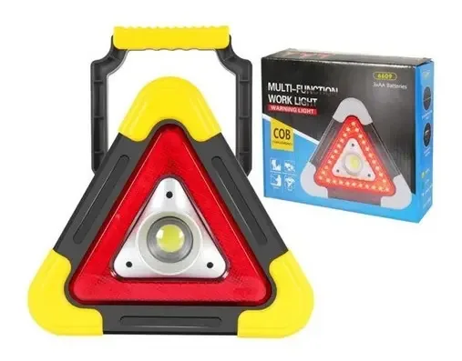 Luzes solares LED Triangle Security LED de emergência Auto