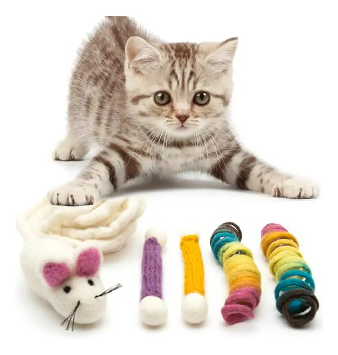 Brinquedo para gatos compatível com erva-dos-gatos orgânicos