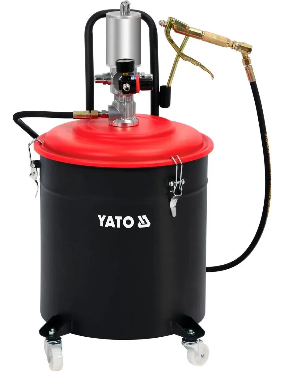 Lubrificante pneumático Yato Black de 30 libras